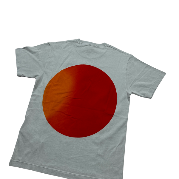 Stone Island 2022 Pale Blue Sunset Print T Shirt - Small