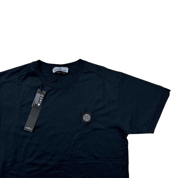 Stone Island 2023 Navy Cotton T Shirt - Large