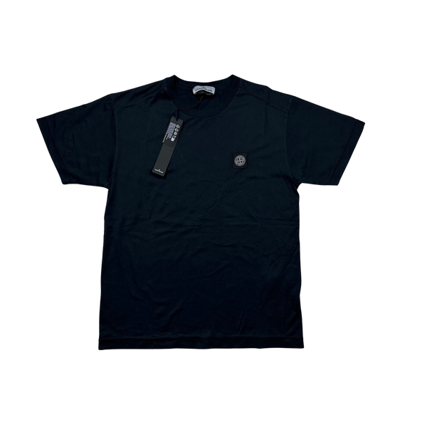 Stone Island 2023 Navy Cotton T Shirt - Large