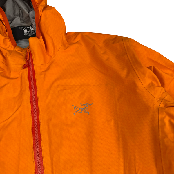 Arcteryx Orange Norvan Lightweight Gore-Tex Zipped Jacket - Medium