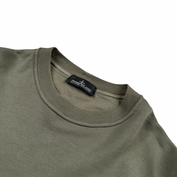 Stone Island 2022 Green Shadow Project Pullover Crewneck - Small