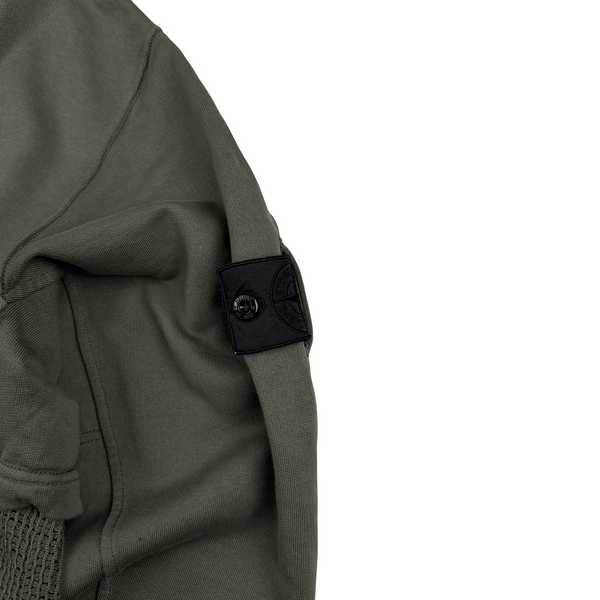 Stone Island 2022 Green Shadow Project Pullover Crewneck - Small