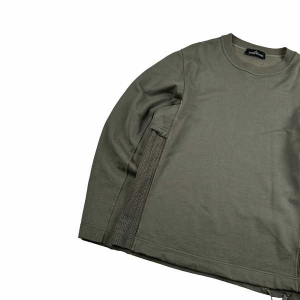 Stone Island 2022 Green Shadow Project Pullover Crewneck - Small