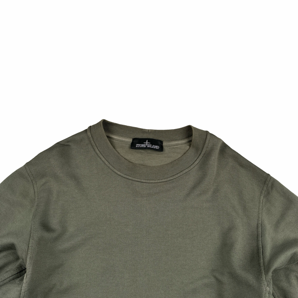 Stone Island 2022 Green Shadow Project Pullover Crewneck - Small