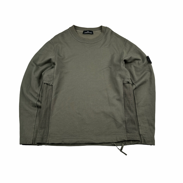 Stone Island 2022 Green Shadow Project Pullover Crewneck - Small