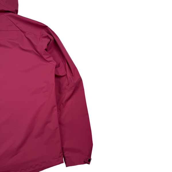 CP Company Fuchsia Pro Tek Hooded Zip up Jacket - Medium (48)