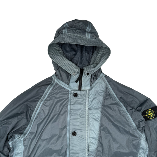 Stone Island 2015 Hyperlight Blue Fishtail Parka Jacket - XL