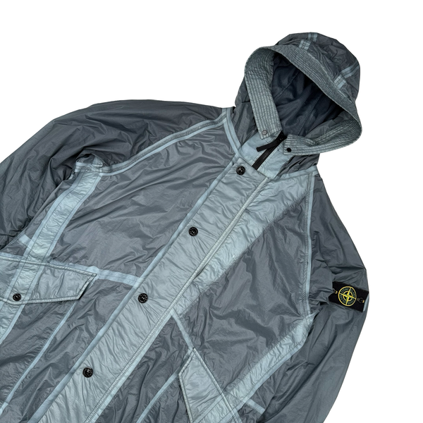 Stone Island 2015 Hyperlight Blue Fishtail Parka Jacket - XL