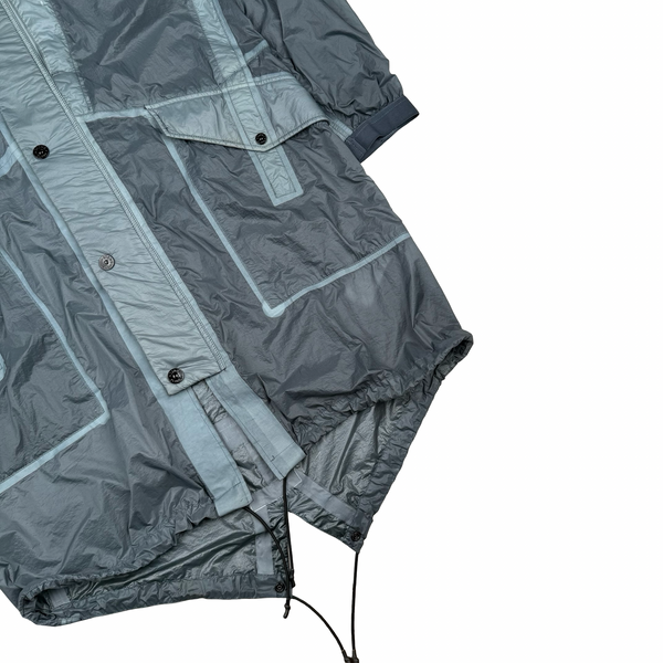 Stone Island 2015 Hyperlight Blue Fishtail Parka Jacket - XL