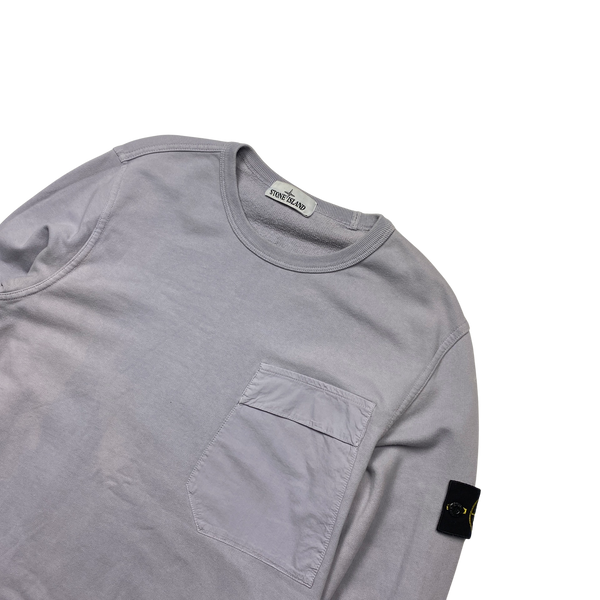 Stone Island 2018 Lilac Crewneck Sweatshirt - Medium