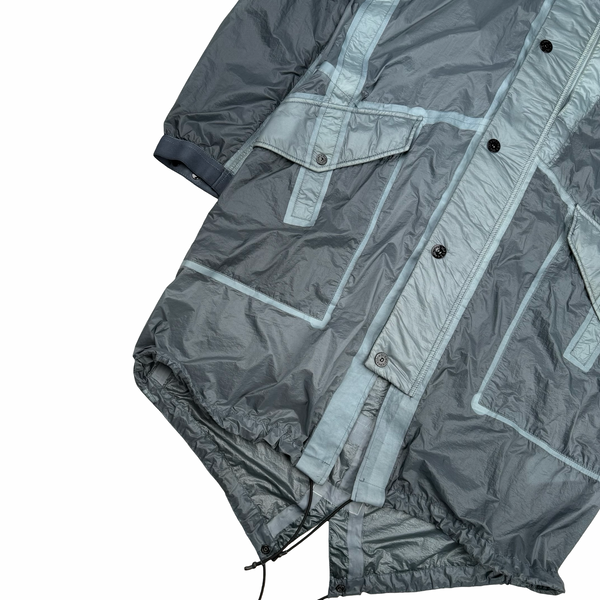 Stone Island 2015 Hyperlight Blue Fishtail Parka Jacket - XL