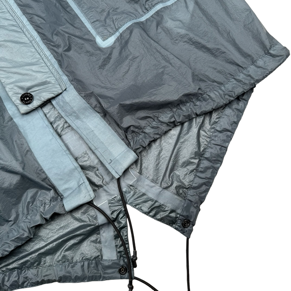 Stone Island 2015 Hyperlight Blue Fishtail Parka Jacket - XL