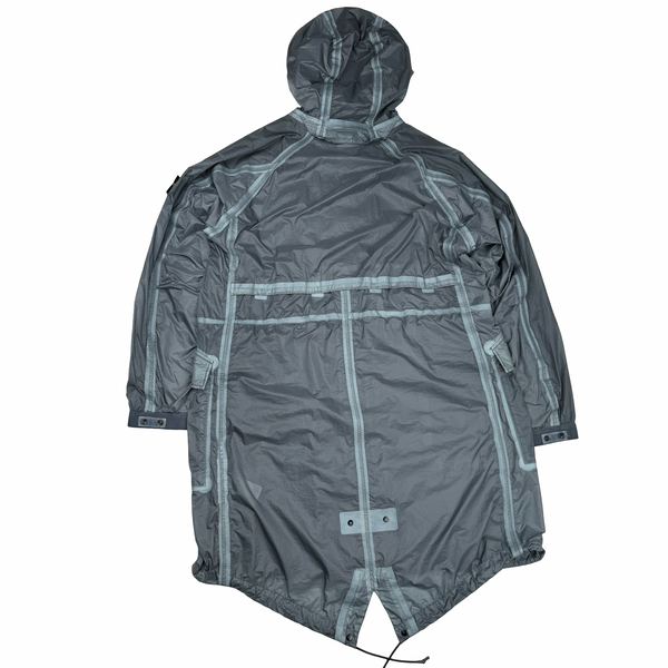 Stone Island 2015 Hyperlight Blue Fishtail Parka Jacket - XL
