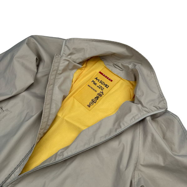 Prada Beige Gore-Tex Red Tab Harrington Jacket - XL