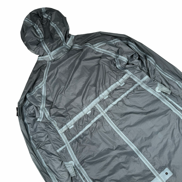 Stone Island 2015 Hyperlight Blue Fishtail Parka Jacket - XL