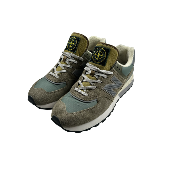 Stone Island x New Balance 574 Legacy Trainers - UK 12.5