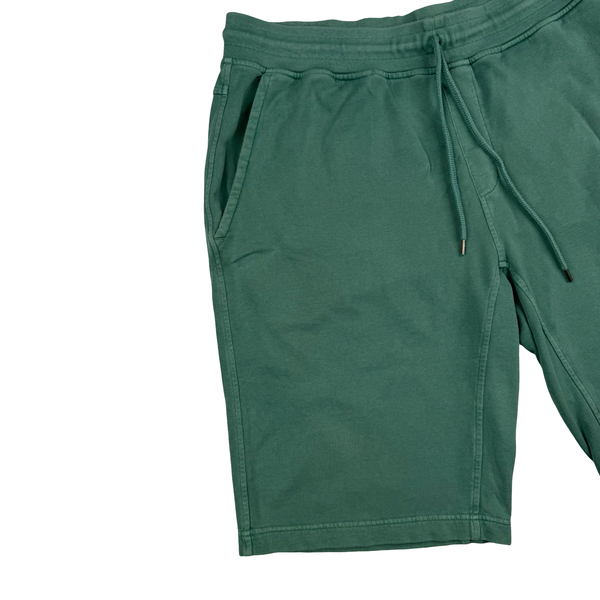 CP Company Green Cotton Lens Viewer Shorts - XL
