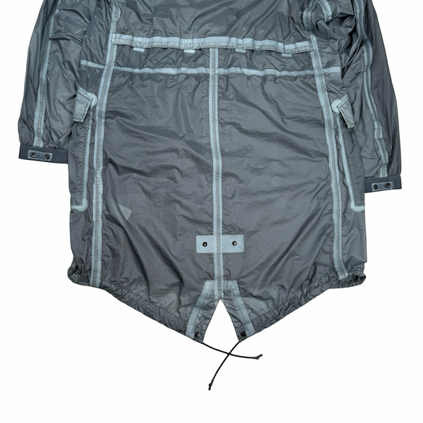 Stone Island 2015 Hyperlight Blue Fishtail Parka Jacket - XL