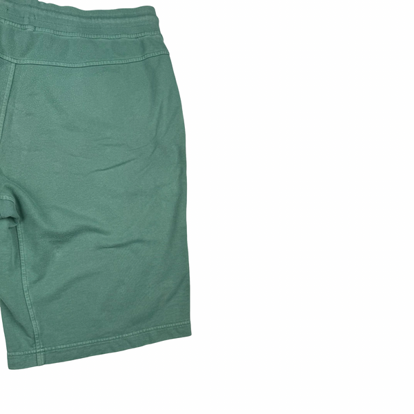 CP Company Green Cotton Lens Viewer Shorts - XL
