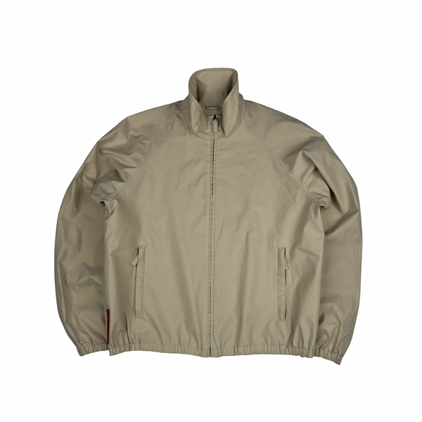 Prada Beige Gore-Tex Red Tab Harrington Jacket - XL