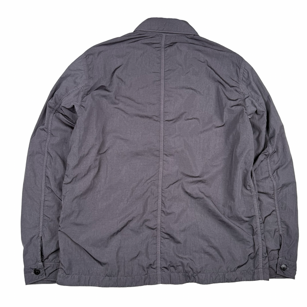 Stone Island 2020 Mauve Nylon Metal Full Zip Overshirt - XXL