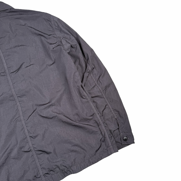 Stone Island 2020 Mauve Nylon Metal Full Zip Overshirt - XXL