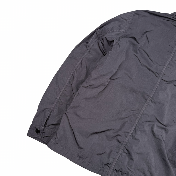 Stone Island 2020 Mauve Nylon Metal Full Zip Overshirt - XXL