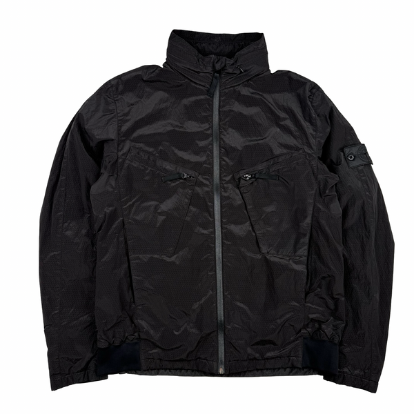 Stone Island 2009 Shadow Project Black Nylon Trylon-R Insulated Wind Breaker - Large