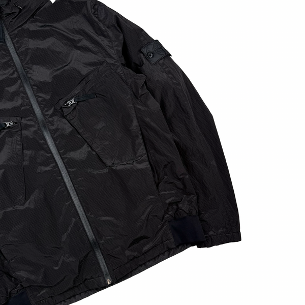 Stone Island 2009 Shadow Project Black Nylon Trylon-R Insulated Wind Breaker - Large