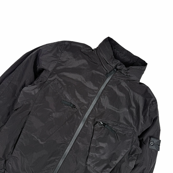 Stone Island 2009 Shadow Project Black Nylon Trylon-R Insulated Wind Breaker - Large