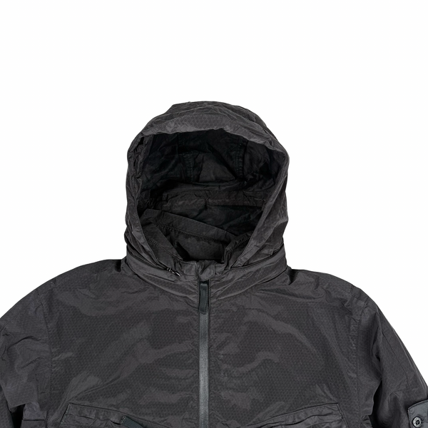 Stone Island 2009 Shadow Project Black Nylon Trylon-R Insulated Wind Breaker - Large