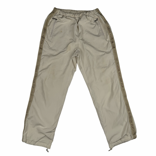 Louis Vuitton Cup Vintage 90's Nylon Spellout Trousers - Small