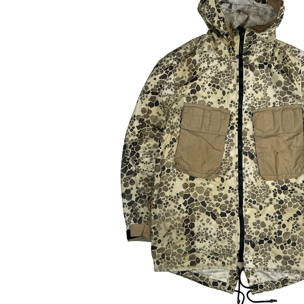 Stone Island Alligator Camo Light Cotton / Nylon Fishtail Parka - Medium