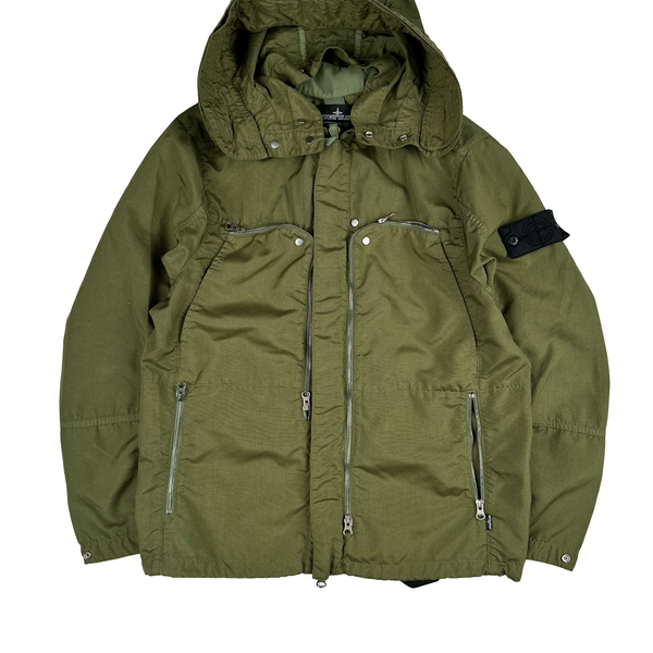 Stone Island 2021 Green Hollowcore Poly Light Shadow Project Jacket - Small