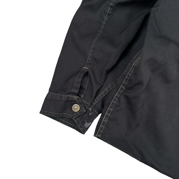 Stone Island 2002 Vintage Brown Cotton Buttoned Work Jacket - XXL