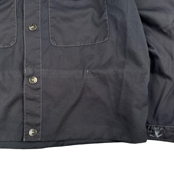 Stone Island 2002 Vintage Brown Cotton Buttoned Work Jacket - XXL