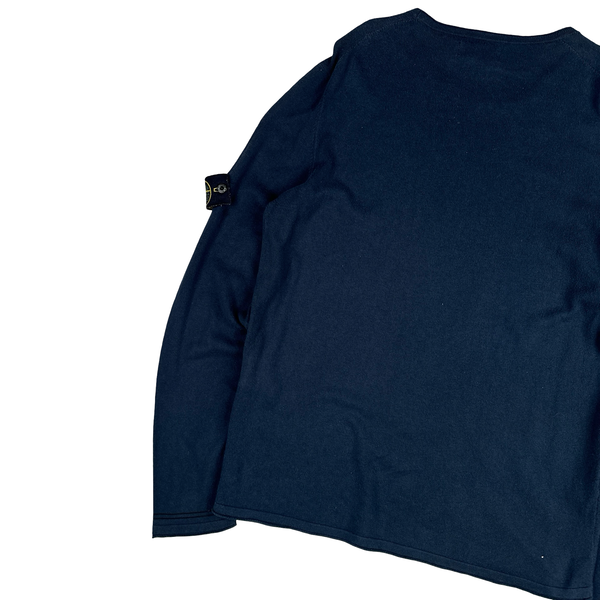 Stone Island Navy Longsleeve T Shirt - XL