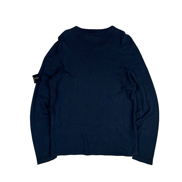 Stone Island Navy Longsleeve T Shirt - XL
