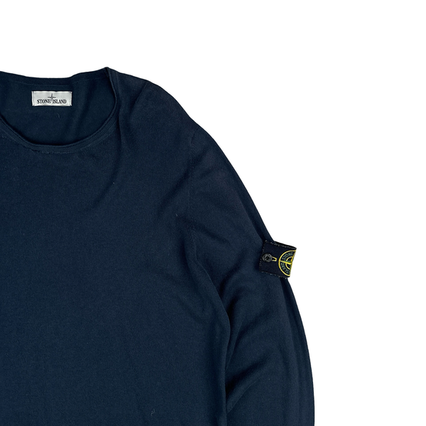 Stone Island Navy Longsleeve T Shirt - XL