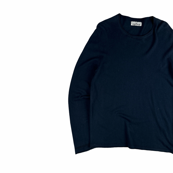 Stone Island Navy Longsleeve T Shirt - XL