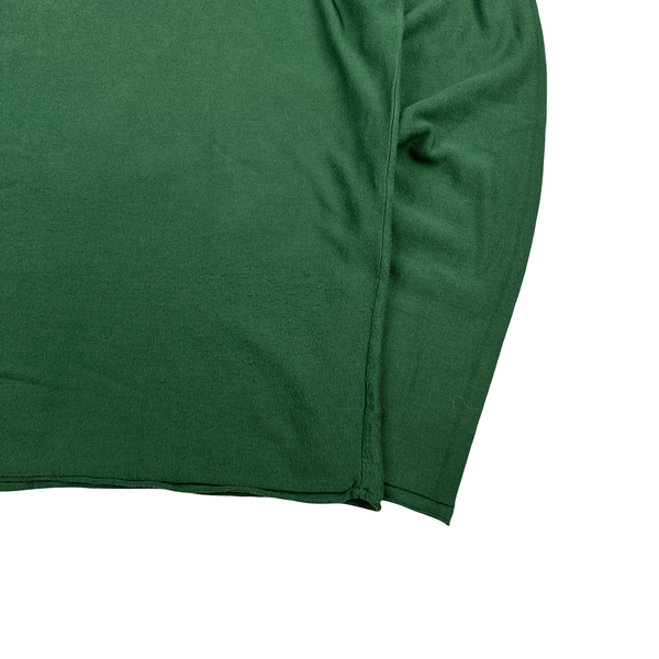 Stone Island 2006 Cotton Green Lightweight Jumper - XL