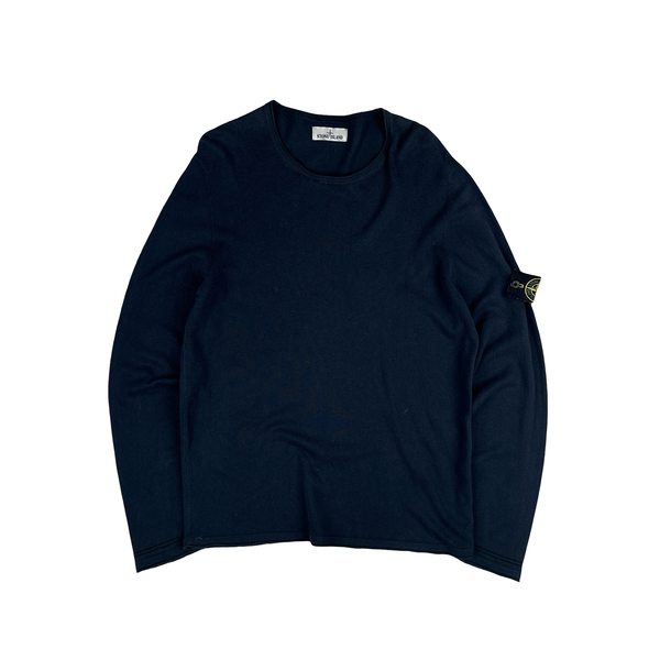 Stone Island Navy Longsleeve T Shirt - XL