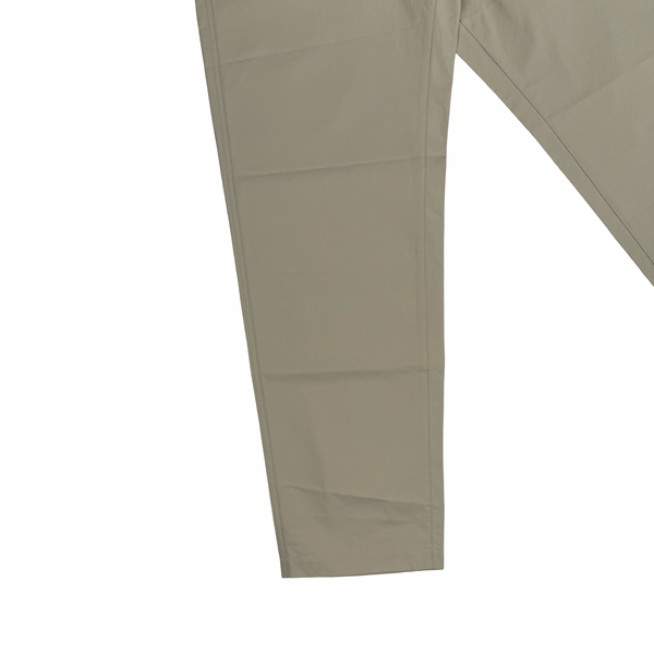 Stone Island 2025 Ghost Piece Light Khaki Beige Type Re Fit Cotton Chino Trousers - 30" (Small)