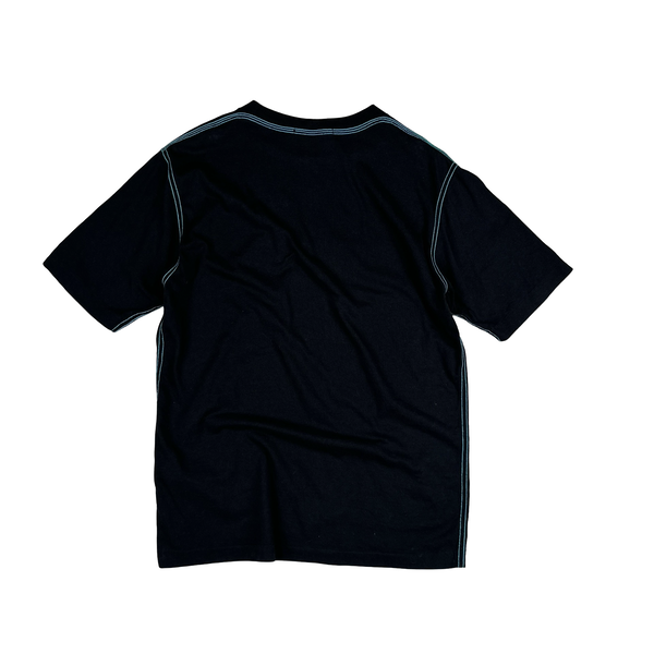 Stone Island 2021 Black Cotton Compass T Shirt - Small