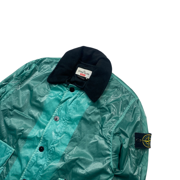 Stone Island x Supreme Teal New Silk Dutch Rope Jacket - Small