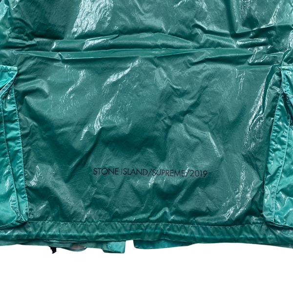 Stone Island x Supreme Teal New Silk Dutch Rope Jacket - Small