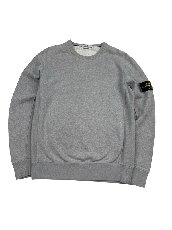 Stone Island 2013 Grey Cotton Crewneck Sweatshirt - Medium