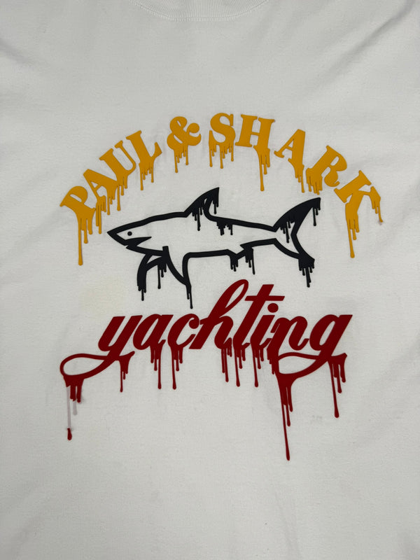Paul And Shark White T Shirt - Large