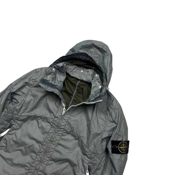 Stone Island 2017 Grey Membrana 3L TC Summer Jacket - Medium