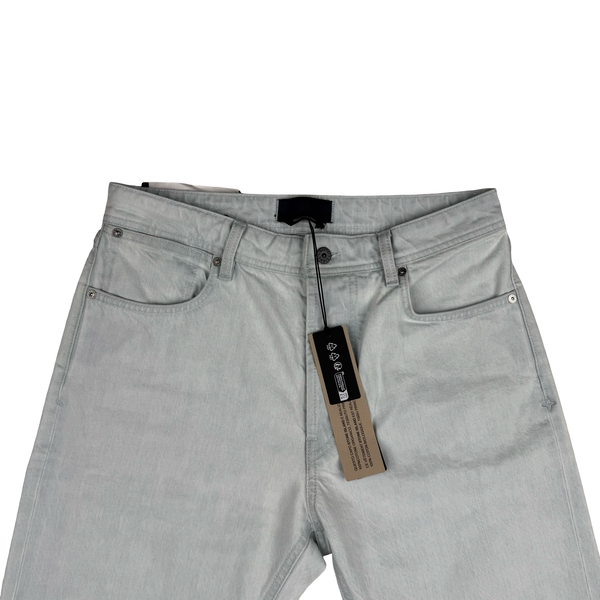 Stone Island 2026 Denim Research Indigo - Ultra Bleach Straight Trousers - 30" (Small)